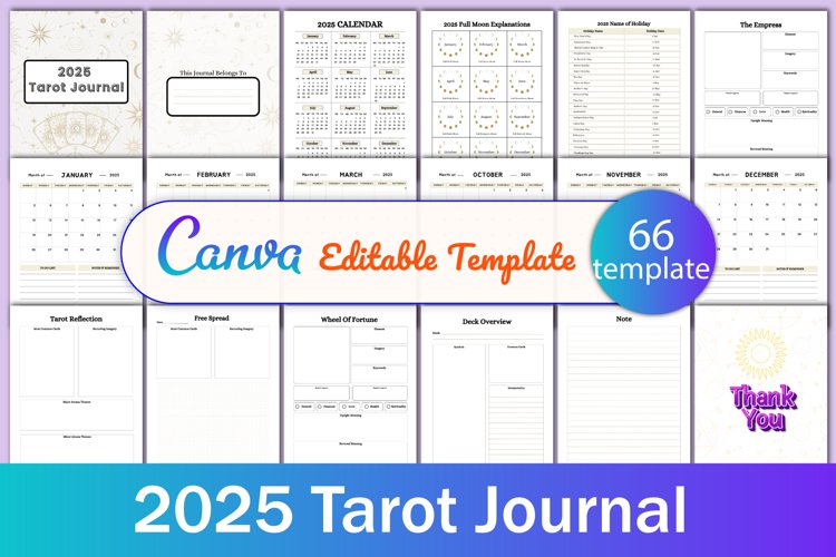 2025 Tarot Journal example image 1