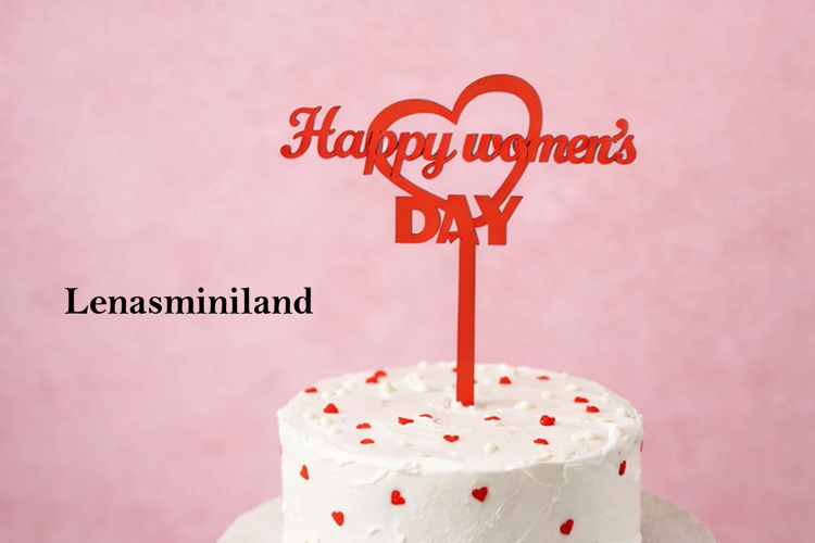 Happy womens day cake topper digital file laser cut cricut d