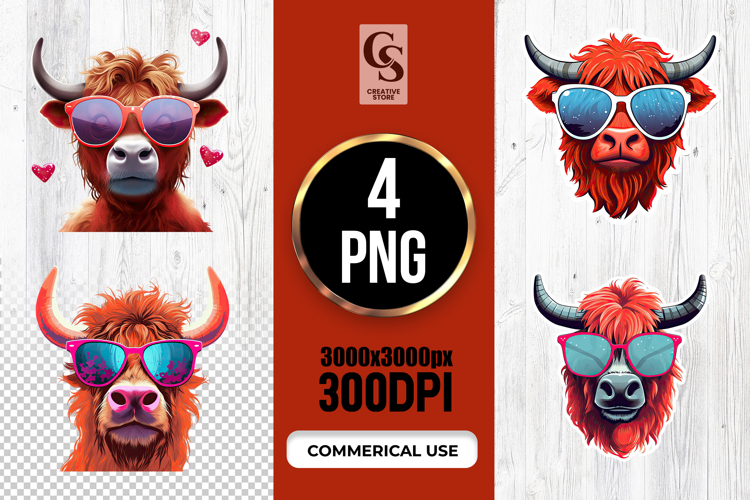 Highland Cow Clipart Image 4