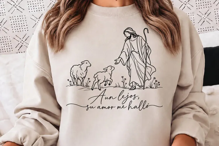 Tu Amor Vino Por Mi Christian PNG, Spanish Good Shepherd Fai