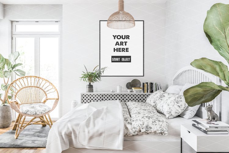 Vertical frame mockup - movable   scalable frame