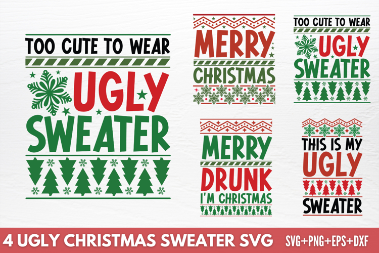 Ugly Sweater Svg Image 7