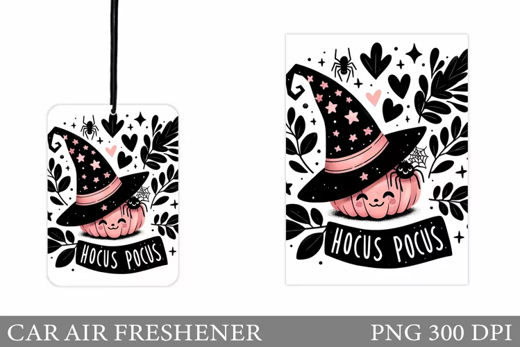 Halloween Car Air Freshener. Halloween Sublimation