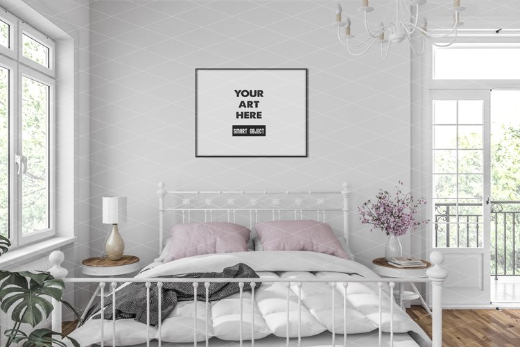 Horizontal frame mockup - movable   scalable frame