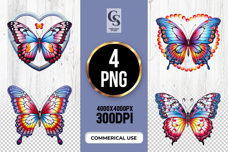 Cute Butterfly Clipart Image 4