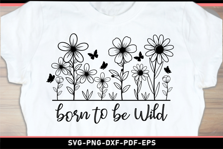 Wildflowers Svg Image 5