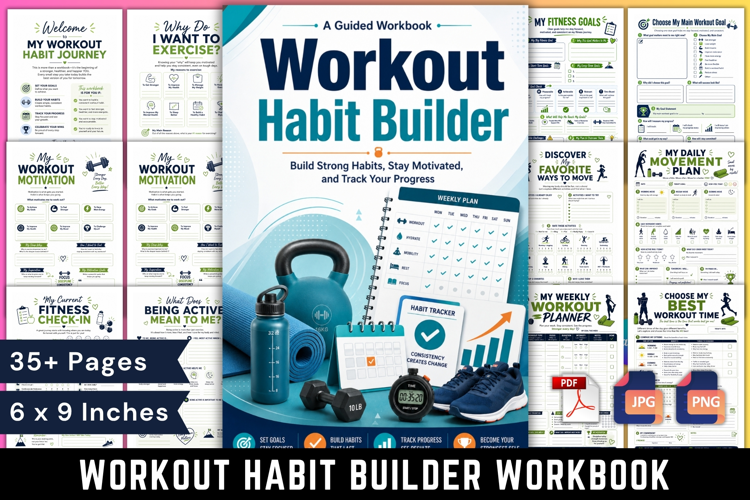 Workout Habit Builder Workbook