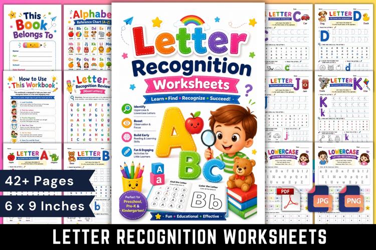 Letter Recognition Worksheets