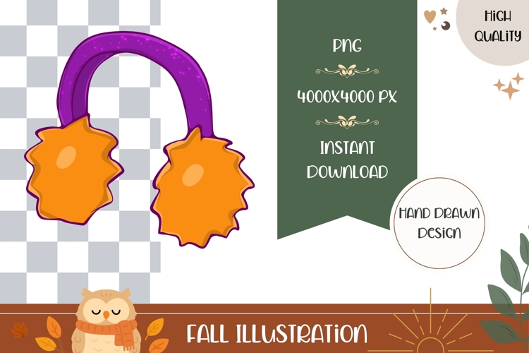 Hand Drawn Fall Illustration, Cartoon Autumn Illustrations