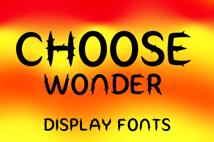 CHOOSE WONDER