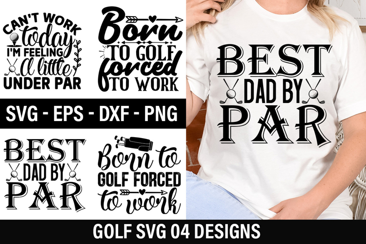 Golf Silhouette Image 6