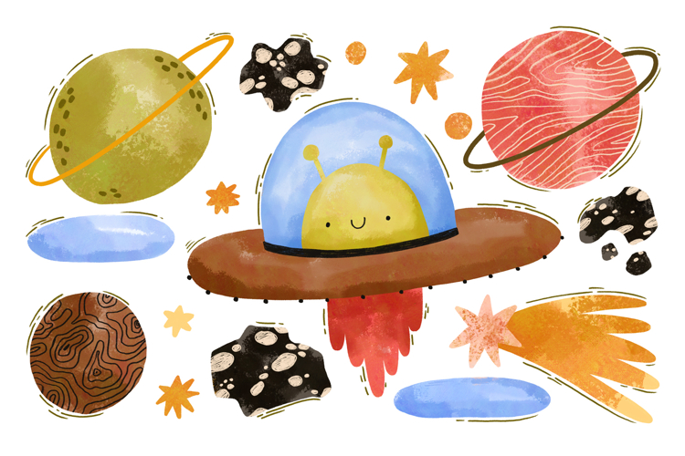 Ufo Illustration Image 23