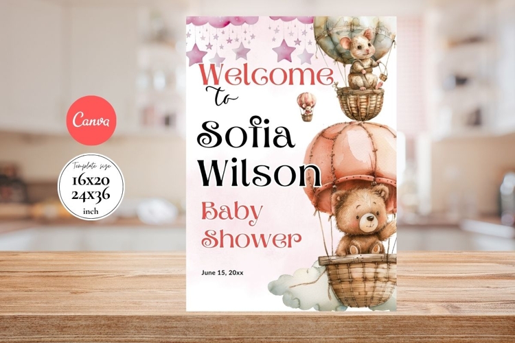 Baby Shower Welcome Sign Template 185