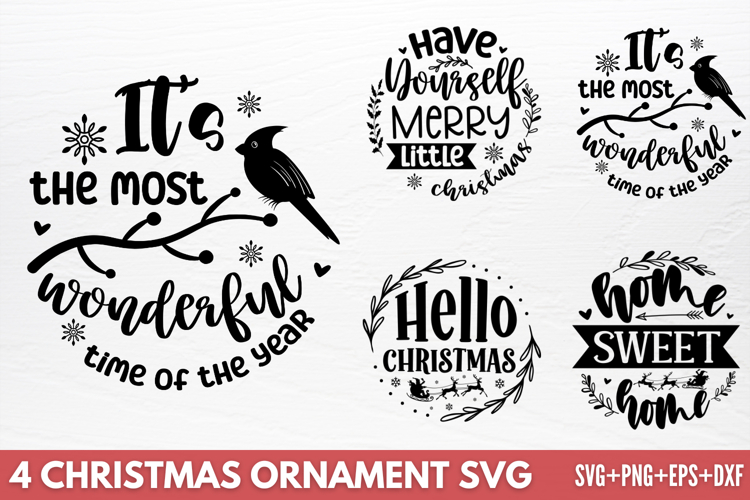 Christmas Ornament Sublimation Designs Image 16