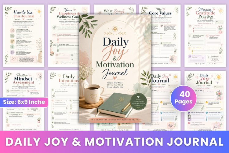 Daily Joy & Motivation Journal A Guided Gratitude