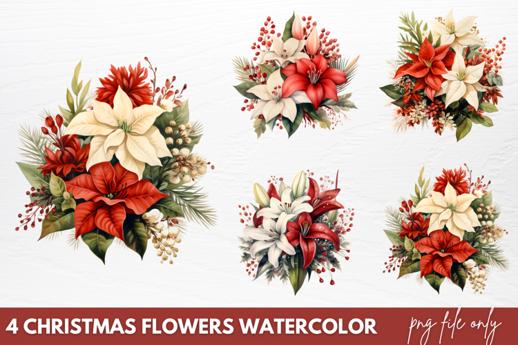 Watercolor Flowers Png Image 10
