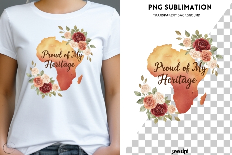 Black history png design for T-shirts example image 1