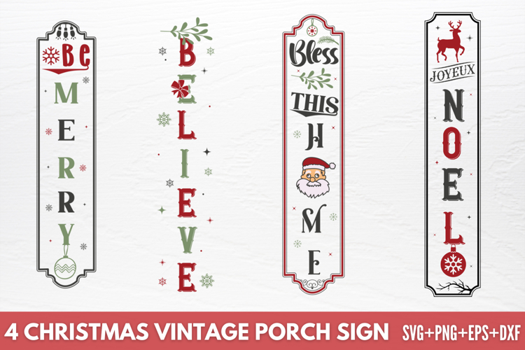 Merry Christmas Porch Sign Svg Image 6