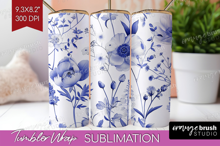 Blue Flowers Clipart Image 11