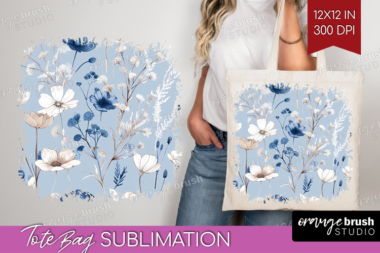 Blue Flowers Clipart Image 23