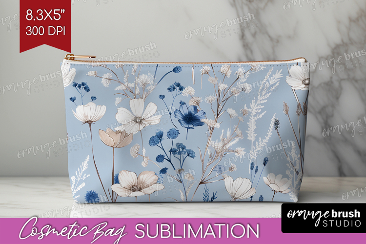 Blue Flowers Clipart Image 19