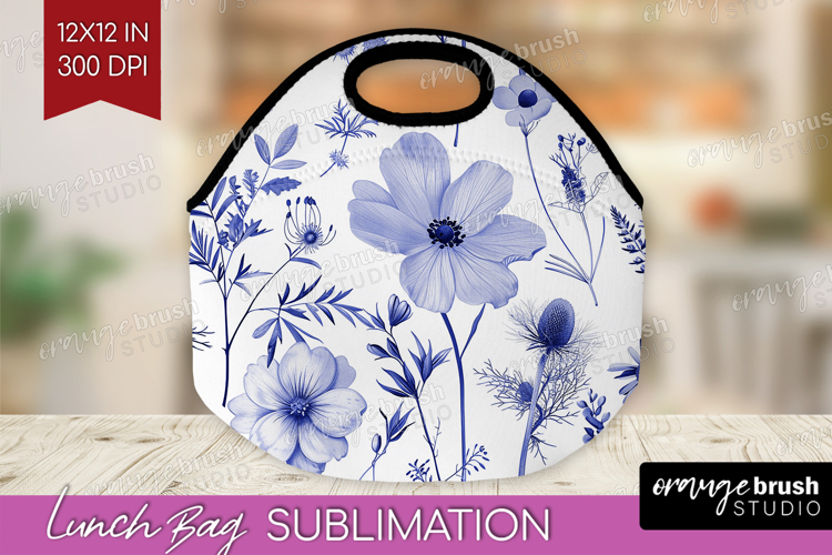 Blue Flowers Clipart Image 4