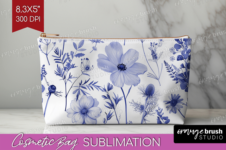 Blue Flowers Clipart Image 12