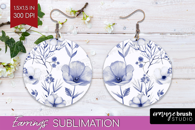 Blue Flowers Clipart Image 20