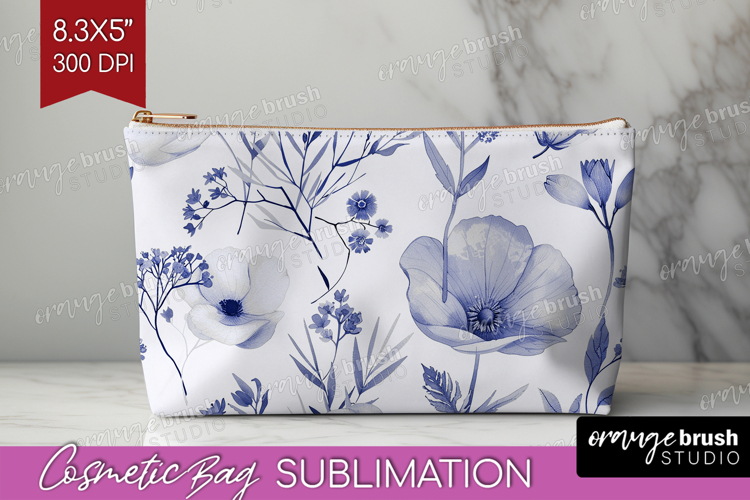 Blue Flowers Clipart Image 8