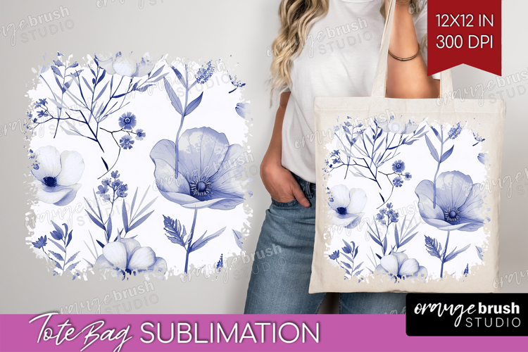 Blue Flowers Clipart Image 12