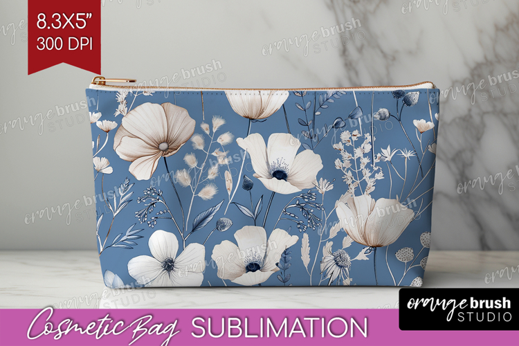 Blue Flowers Clipart Image 7
