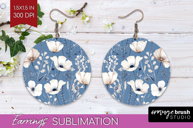 Blue Flowers Clipart Image 19