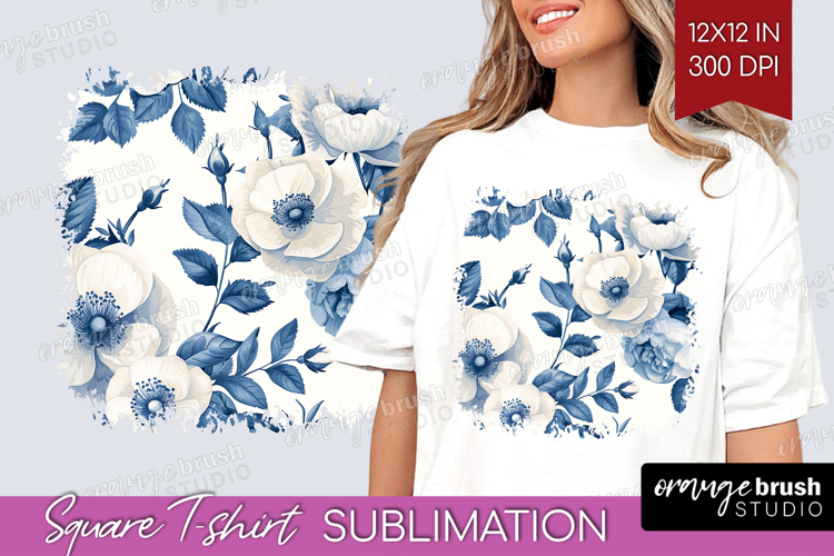 Blue Flowers Clipart Image 22