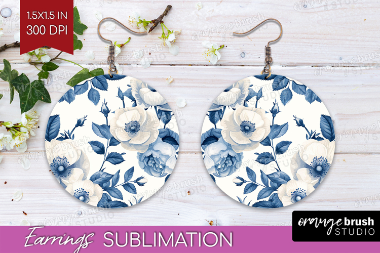 Blue Flowers Clipart Image 18