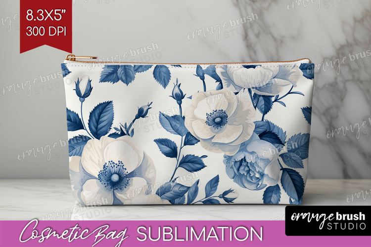 Blue Flowers Clipart Image 6