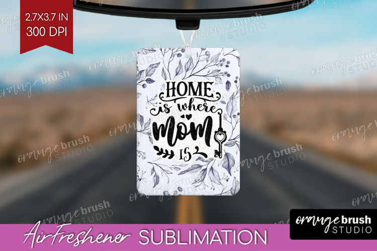 Mothers Day Quote Air Freshener PNG - Blue Flowers PNG
