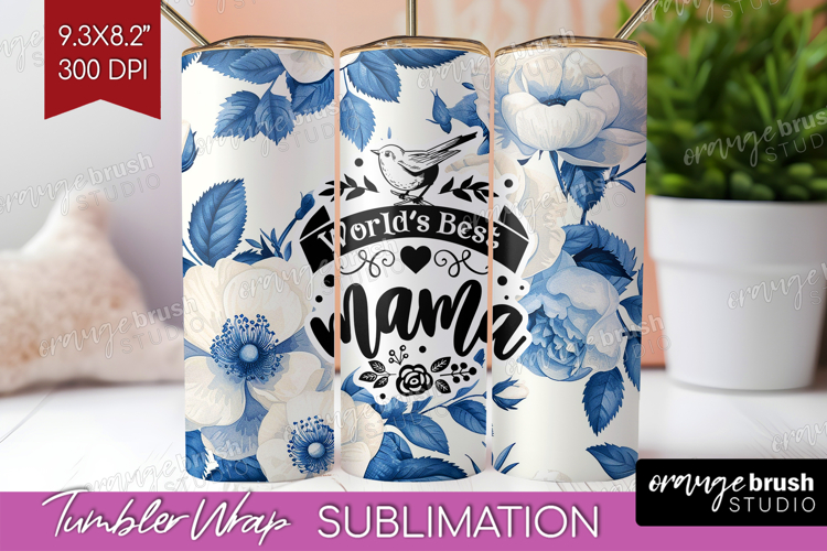 Blue Flowers Clipart Image 5