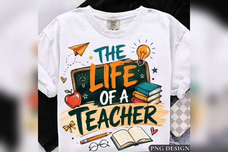 The Life of a Teacher PNG, Classroom Teacher Design example image 1