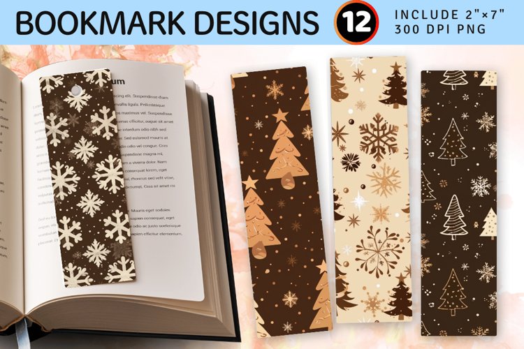 Printable Christmas Bookmark Image 19