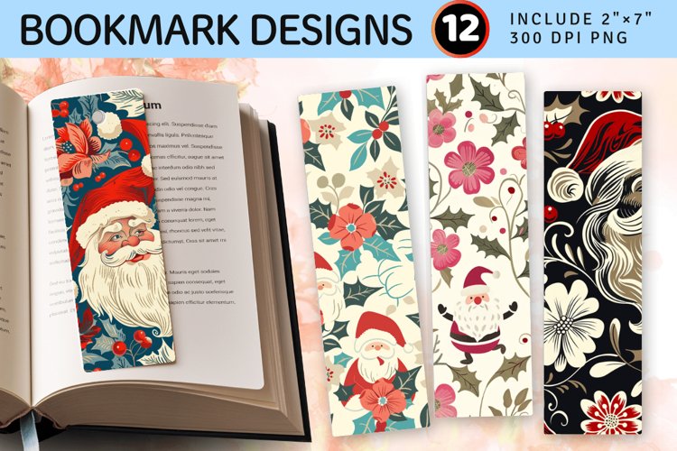 Printable Christmas Bookmark Image 22