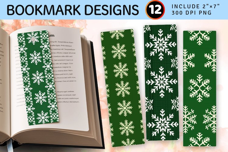 Printable Christmas Bookmark Image 16