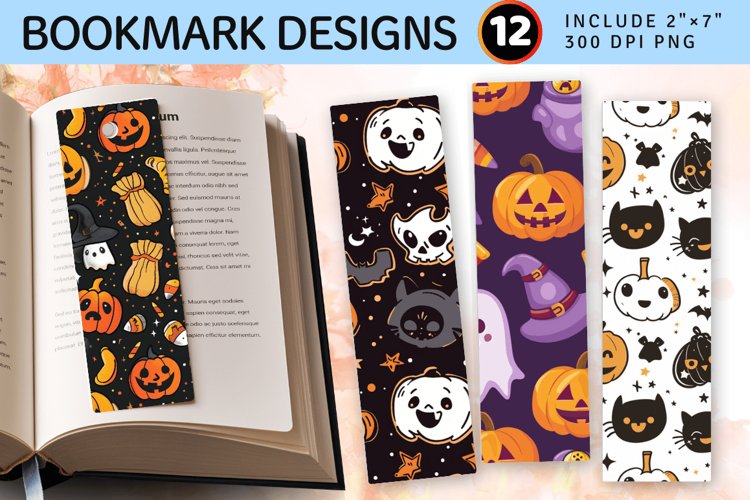 Printable Halloween Bookmark Image 4