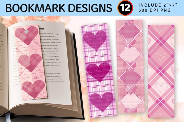 Pink Hearts Clipart Image 12