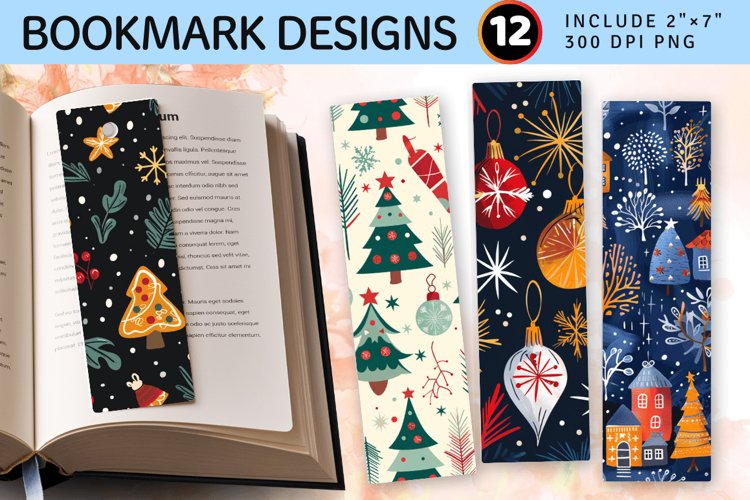 Printable Christmas Bookmark Image 10