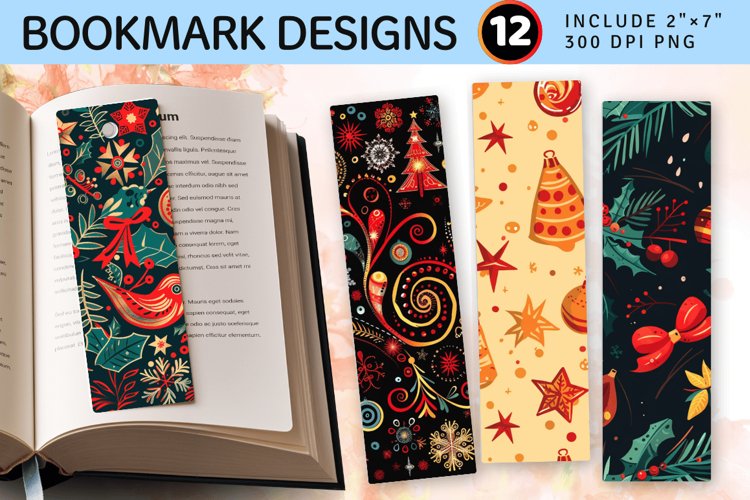 Printable Christmas Bookmark Image 9