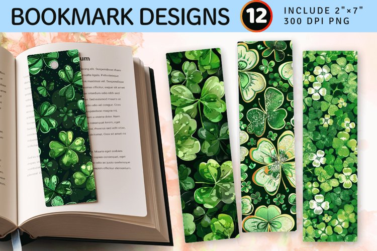 Watercolor Shamrock Clipart Image 12
