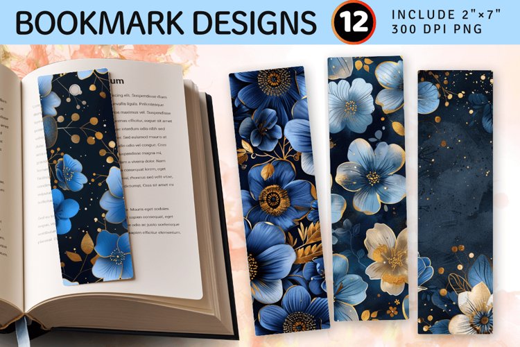 Blue Flowers Clipart Image 24