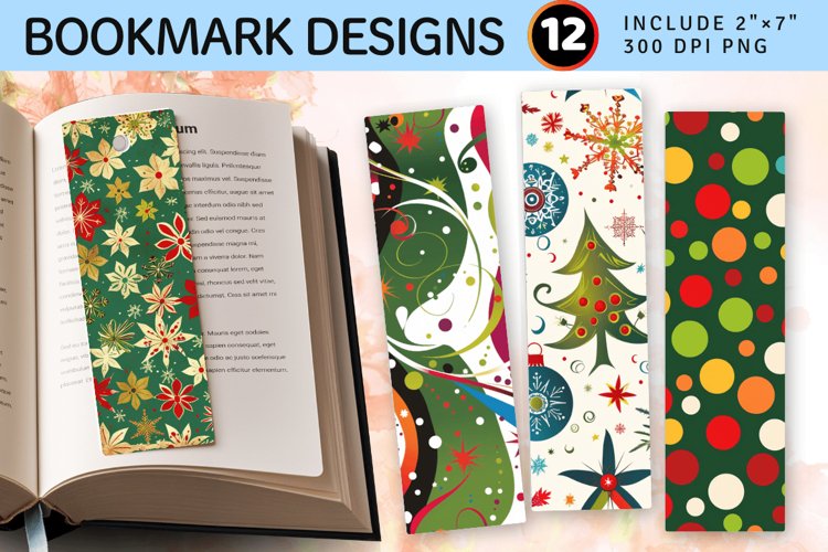 Printable Christmas Bookmark Image 4