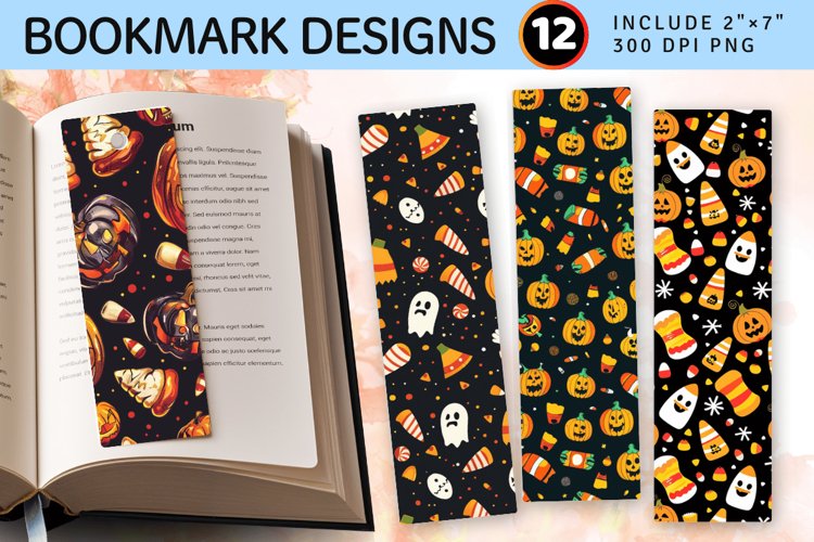 Printable Halloween Bookmark Image 14