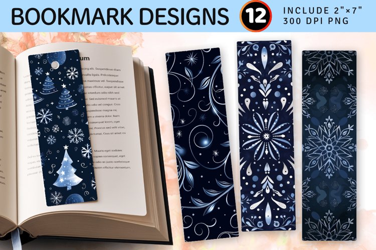 Printable Christmas Bookmark Image 15